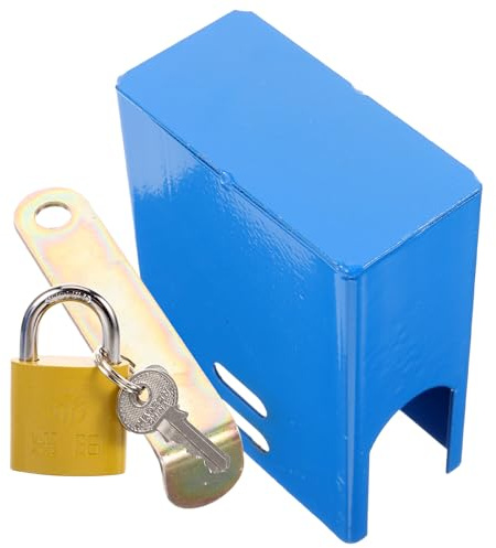 CLISPEED Lockable Outdoor Faucet Lock with Iron Material and Special Design to Prevent Water Waste and Protect Tap from Environment, for Garden and Lawn Water Conservation