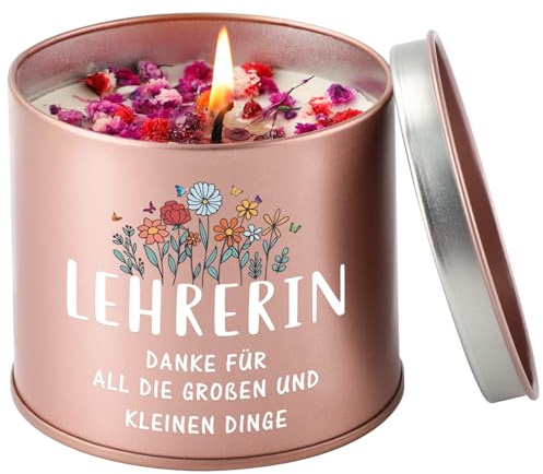 PRSTENLY Lehrer Geschenk, Abschiedsgeschenk Erzieherin 9oz Duftkerze | Danke Lehrerin Geschenke zum Abschied, Lehrer Geschenke, Geburtstagsgeschenke Für Erzieher Lehrer