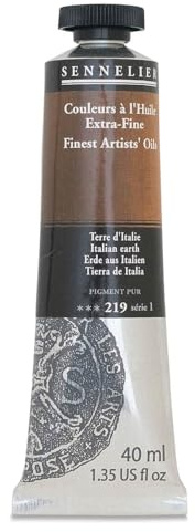 Sennelier Artists' Oil Color, 40ml Tube, Italian Earth S1