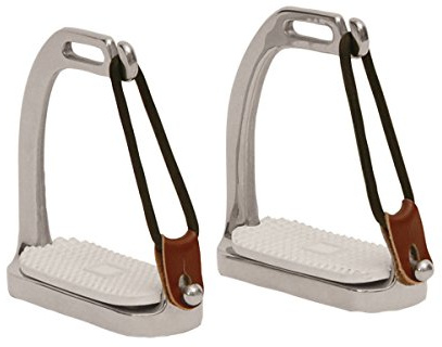 Korsteel Peacock Stirrup Iron Spare Bands, Black, One Size, Black, One Size