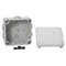 Schneider Electric Mureva Box Abzweigdose, Aufputz, 5 Stück, 7 Tüllen Durchmesser 25mm, IP55, grau, Artikelnummer ENN05005
