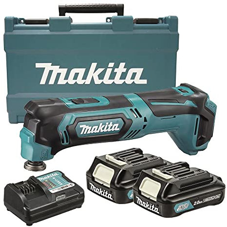 Makita TM30DWAE 12V Max Li-ion CXT Multi Tool Complete with 2 x 2.0 Ah Li-ion Batteries and Charger Supplied in a Carry Case