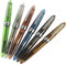 6 pz Set di fontana in plastica Jinhao 992, trasparente, colore diversità (blu, verde, grigio, marrone, arancio, bianco)