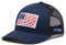 Columbia PFG Fischflaggen-Netz-Schnappverschluss für Erwachsene, Unisex, Collegiate Navy/Sunset Red, Einheitsgre