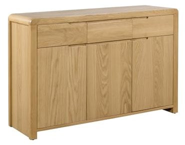 Julian Bowen Curve Sideboard, Oak