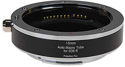Fotodiox Pro 15mm Automatic Macro Extension Tube Compatible with Canon RF-Mount Cameras