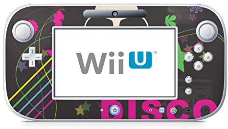 Skins4u Design modding Aufkleber Vinyl Skin Klebe Folie Skins Schutzfolie für Nintendo Wii U Controller Disco