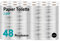FitYo - Mega Pack de Rouleaux de Papier Hygiénique - Double Epaisseur - Usage Domestique ou Professionnel (48 rouleaux)