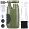 Filtro de agua portátil para bomba de mano, filtro de agua de 100000 galones de supervivencia, sistema de filtro de agua de 3 grados para mochileros de 0.01 μm, purificador de agua para acampar para