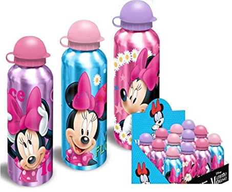 Kids Euroswan CANTIMPLORA SURTIDA 500ML. Minnie MN50002 Kids Licensing Aluminio, Aplica, Multicolor, Mediano