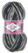 100g Sockenwolle Superwash Comfort 4-fädig Schurwolle Sockengarn Farbauswahl, Farbe:7650 anthrazit grau blau creme