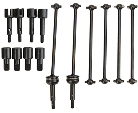 VGEBY RC-CVD-Antriebswellensatz, RC-Car-CVD-Antriebswellen-Dogbone-Radstummel-Achsschalen-Set für 144001 124018 124019 Auto Modelle