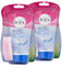 2 x Veet Silk & Fresh Technology Enthaarungscreme unter der Dusche für empfindliche Haut – 2 Flaschen à 150 ml