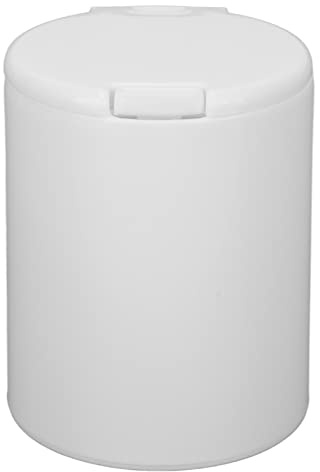Wattepadspender, runder Wattepadbehälter, leicht, klein für Büro, Zuhause, Reisen