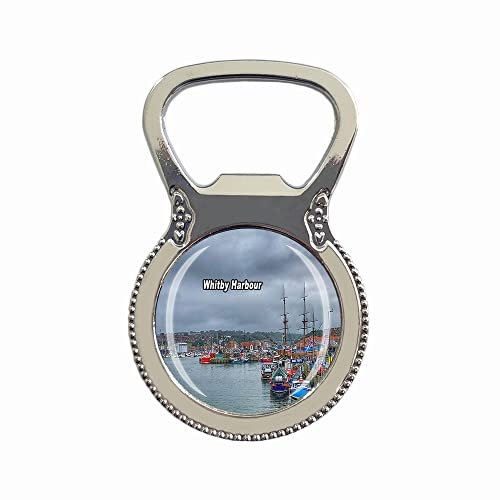 Whitby England Fridge Magnet Bottle Opener Tourist Souvenir Gift Collection Refrigerator Magnetic Sticker