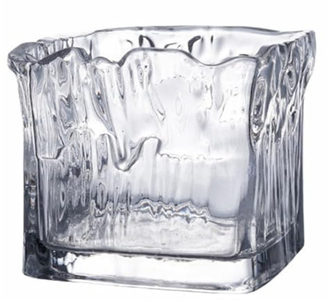 Abaodam Seau À Glace Récipient Transparent Clair Seau À Glace Clair Baignoire Baignoire pour Boissons en Verre Seau À Glace en Verre Seau De Refroidissement Bière Pince À Glaçons Partie