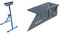 Silverline - Support avec rouleau 685-1 080 mm (675120) & wolfcraft 5208000 Équerre 3D d'onglet | Traçage angle de 45° à 90° | 150 x 275 x 66 mm