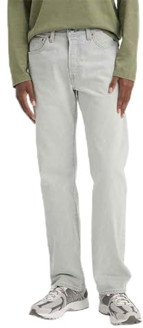Levi's Men's 501 Original Fit Jeans, Charcoal Charm, 34W / 32L