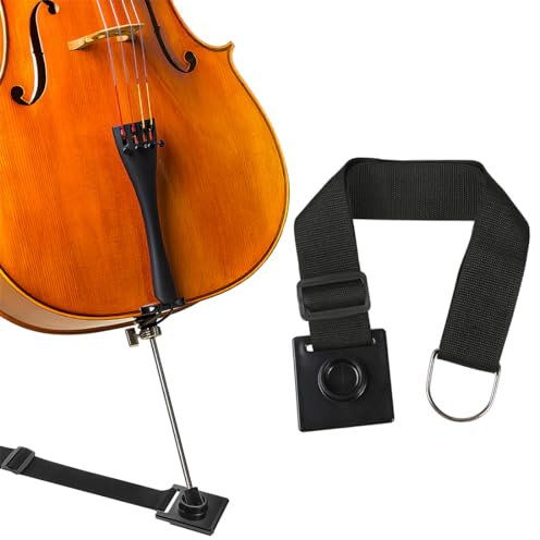 JTKREW 1 Stück Cello Anti Rutsch Gürtel,Cello Anti Rutsch Stopper,Cello rutschfeste Halter,Cello Ankerhalter,Cello Stachelanker mit Rutschfestem Schwamm für Cellisten-Übungsleistung