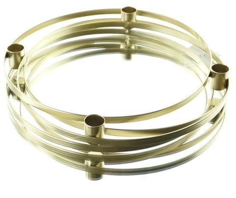 Scheulen Adventskranz Metallringe Goldfarben Ø 31 cm