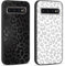 Yoedge 2 × Funda para Samsung Galaxy S10 Plus 6,4, Carcasa para Teléfono Móvil con Leopardo Dibujos Aesthetic Cover, Antigolpes Capa de Soft Silicona TPU para Samsung S10 Plus Blanco Negro Case