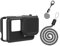MotuTech Custodia in silicone per Insta360 Ace Pro/Ace Action Camera Custodie Protezione per obiettivo Cinghia Lanyard, Nero-per Ace