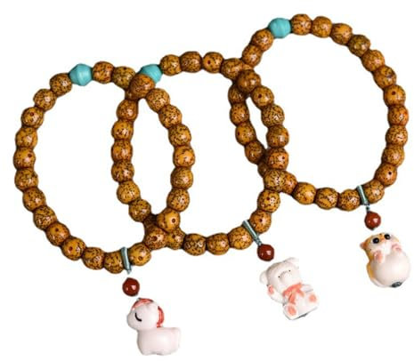 BailingDS Bodhi Armband, Bodhi-Samen, tibetisch, Buddhismus, Gebet, Dekompressionskette, Meditation, Buddhistisch, kleines Geschenk für Männer und Frauen, Harz, Ohne Edelsteine