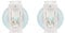 Peter Rabbit Kids Tableware Set – 3 Piece Reusable PP Plate,Tumbler & Dinnerware Set for Mealtimes – for 24 Months & Up,Blue & White (Pack of 2)