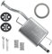 Polmo Schalldämpferset Auspuff Endtopf für Corolla 9 IX E12 2001-05/2004 1.4 1.6