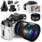 G-Anica Digitalkamera, 48 MP für Fotografie mit WiFi und App-Steuerung, 4 K Vlogging-Kamera, perfekt für Anfänger und Anfänger mit Macro&Wide Lens