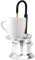 Pissente 1-Cup Aluminum Alloy Moka Pot, Stovetop Espresso Maker with Spout 50ML Single Tube Italian Stovetop Coffee Maker for Travel Outdoor Coffee Enthusiasts, 90 Seconds to Complete