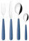 Guzzini - POP Set de 24 Couverts - Bleu Marine - 127500210