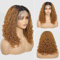 X-Tress Perruque Tressée Short Curly Brown Faux Locs Wig Synthetic Full Lace Wigs New Soft Crochet Locs Tresses Cheveux Perruque Ondule Goddess Locs Boho Locs Crochet Braided Wig(T2/30)