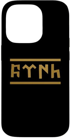 Hülle für iPhone 14 Pro TÜRK Schrift - Bozkurt - Göktürk - Göktürkce TÜRK (türkisch)