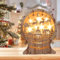 Szhhrxi LED Weihnachtsbeleuchtung aus Holz, 2024 Weihnachtsstern Beleuchtung Fensterbeleuchtung, LED Weihnachtsschmuck Holz, LED Elch Licht, Advent Winter Weihnachtsdeko für Innen Balkon (SDBJ-07)