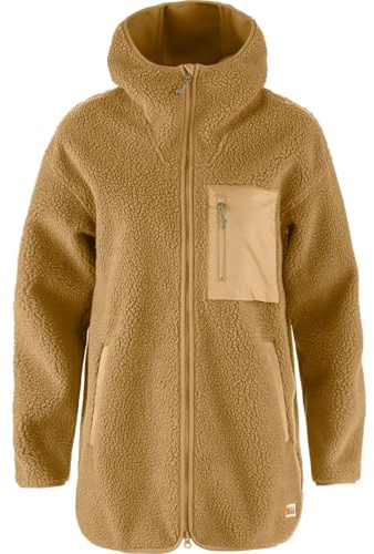 Fjällräven Vardag Pile Fleece Long W Damen Fleecejacke buckwheat brown braun