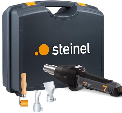 Steinel Pistola de aire caliente Steinel HM 2620 E Set de lonas incl. boquillas y rodillo de presión, 2300 W, ajuste de temperatura 50°-620°C