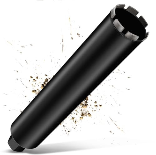 1¼ UNC Diamantbohrkrone Kernbohrer 68mm Diamant Bohrkrone für Kernbohrgeräte, L 460 mm, 10mm Turbo Kernbohrkrone, Nass-/Trocken Bohrkrone Kernlochbohrer zum Beton, Stahlbeton, Mauerwerk, Stein