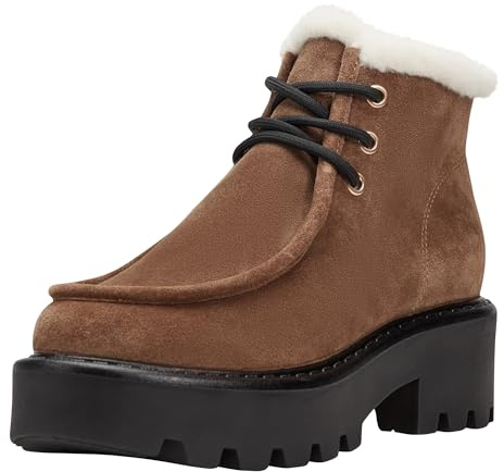 Marc Fisher LTD Women's Percy Ankle Boot, Medium Brown Suede 210, 7.5 UK