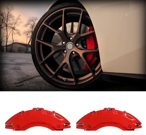 HJYOUXUAN 2 Pezzi Copri Pinze Freni Auto per BMW X1 U11 2022 2023 2024 Accessori, Lega di Alluminio Coperchio Pinza Freno Coperture Pinze Personalizzate,Rear Wheel