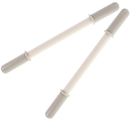 ibasenice 2 Stück Wippgriff Spielzeuggriff Reitzubehör Wippgriff Kinderspielzeug Universalgriff Gewindegriff Für Schaukelspielzeug Weißer Kunststoff