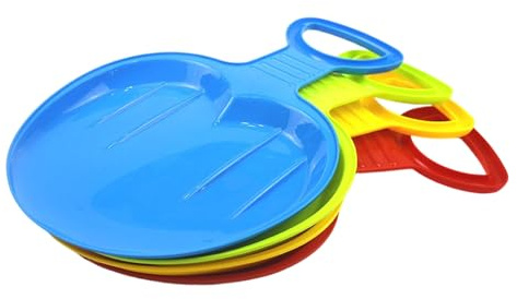 2026 Sledge with Random Colours, Board, Sliding Seat, Sledge for Kids Adults, Lightweight Snowboard Sledge, Skiing, Winter Sports, Outdoor Activities, High Performance Snowboard, All Year Round