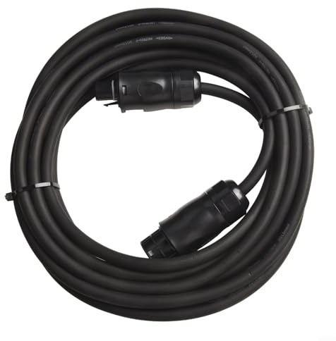BC01 Buchse auf AC Stromanschlusskabel, H07RN-F 3×1,5 mm² Gummikabel, -40 °C bis +85 °C, wetterfest für Wechselrichter (6 Meter)