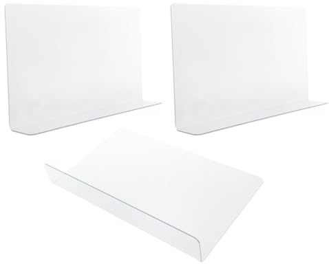 Uonlytech 3 Stück Duschwannen Wasserschutz aus PVC mit Stylischem Design Duschspritzschutz für Badewanne und Waschbecken Verhindert Wasserspritzer und Hält Bad Trocken