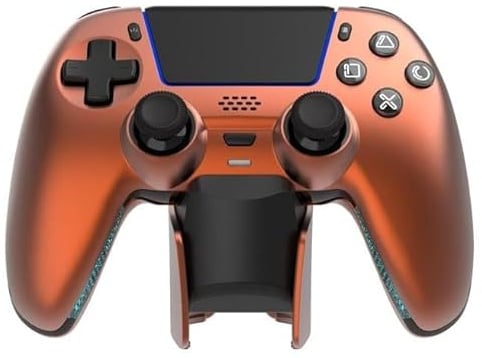Deltaco Controller inkl. Ladestation Wireless orange PS5