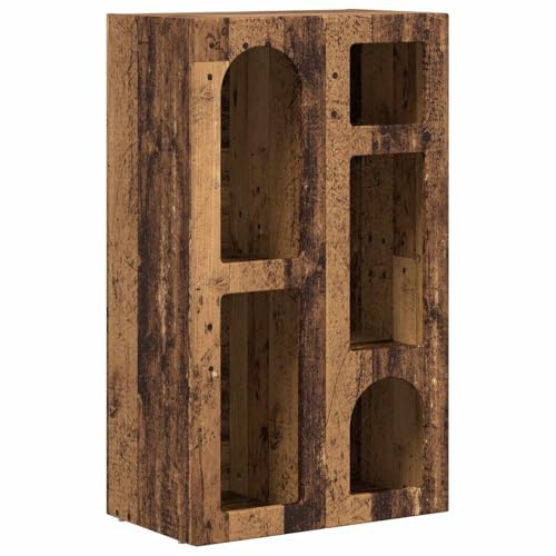 PUGYNBK Moderne Anrichte aus Holzwerkstoff mit praktischen Regalen für Aufbewahrung, ideal für ESS- und Wohnzimmer, Pflegeleichte Oberfläche, rechteckiges Design, 59 x 35 x 100,5 cm