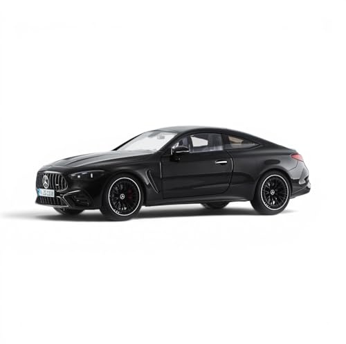 NZG Mercedes‑AMG CLE 53 Coupé 1:18 Modellauto hochwertiges Diecast Sammlermodell aus Metall, detailgetreues Sportcoupé mit öffnenden Teilen (Obsidianschwarz)