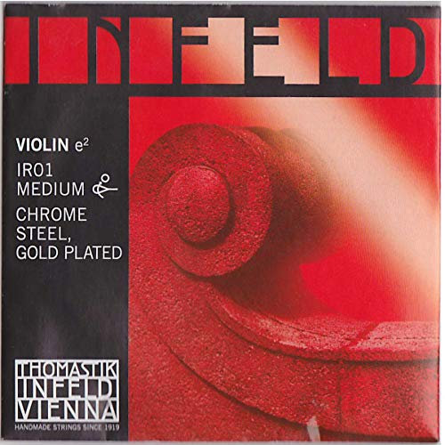 Thomastik Cuerda para violín 4/4 Infeld Rojas - cuerda Mi acero, dorado