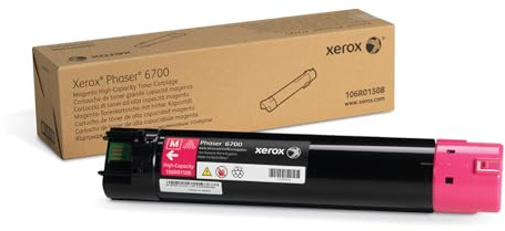 Xerox Phaser 6700 Magenta High Capacity Toner Cartridge (12,000 Pages) - 106R01508