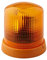 HELLA 2RL 008 065-101 Halogen-Rundumkennleuchte - KL 8000-12V - gelb - Anbau/geschraubt - Stecker: Flachstecker